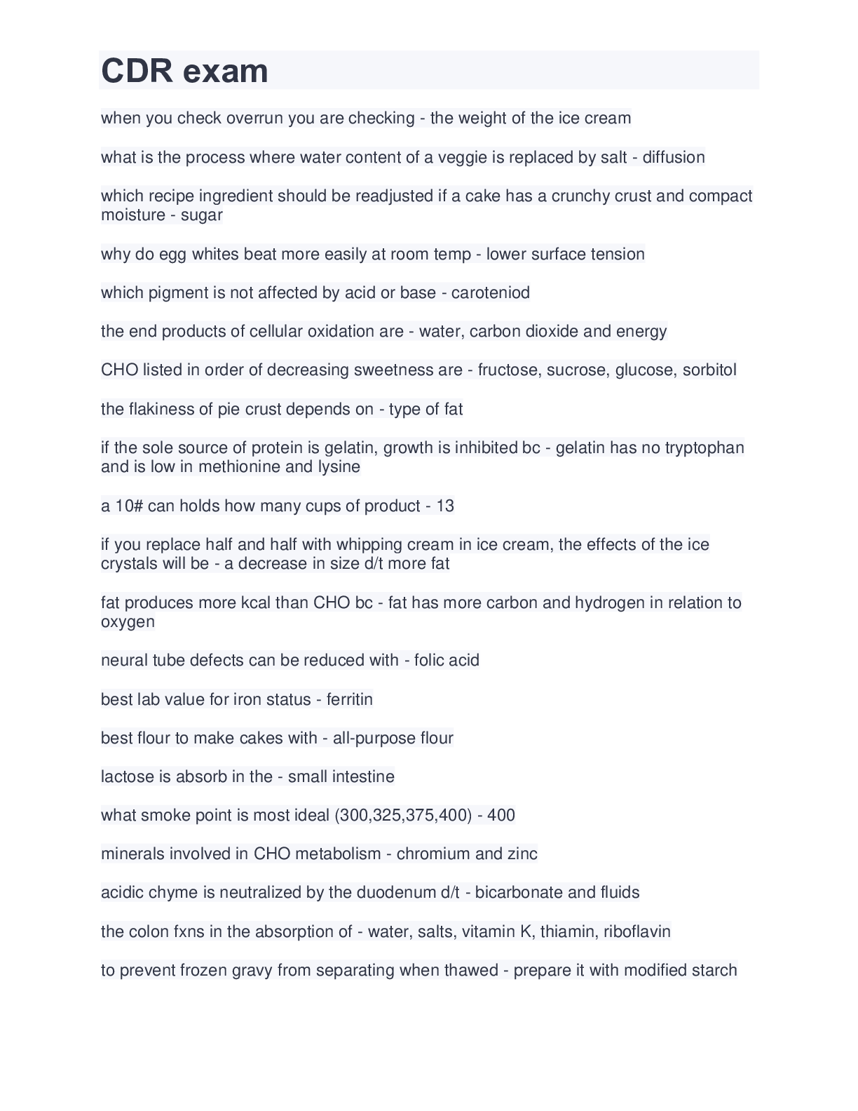 Preview image of CDR exam document